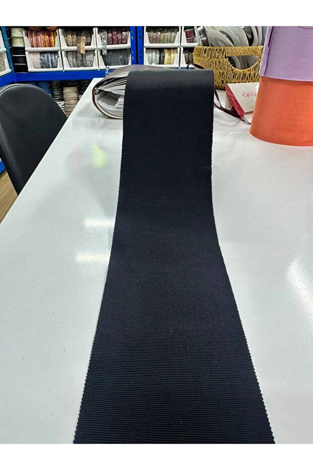 French Viscose Serrated Grosgrain 10cm Clothing Expansion Ribbon - 4Meters