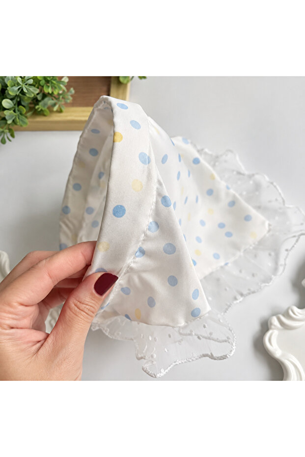 Patterned Crowned Bandana - Polka Dots