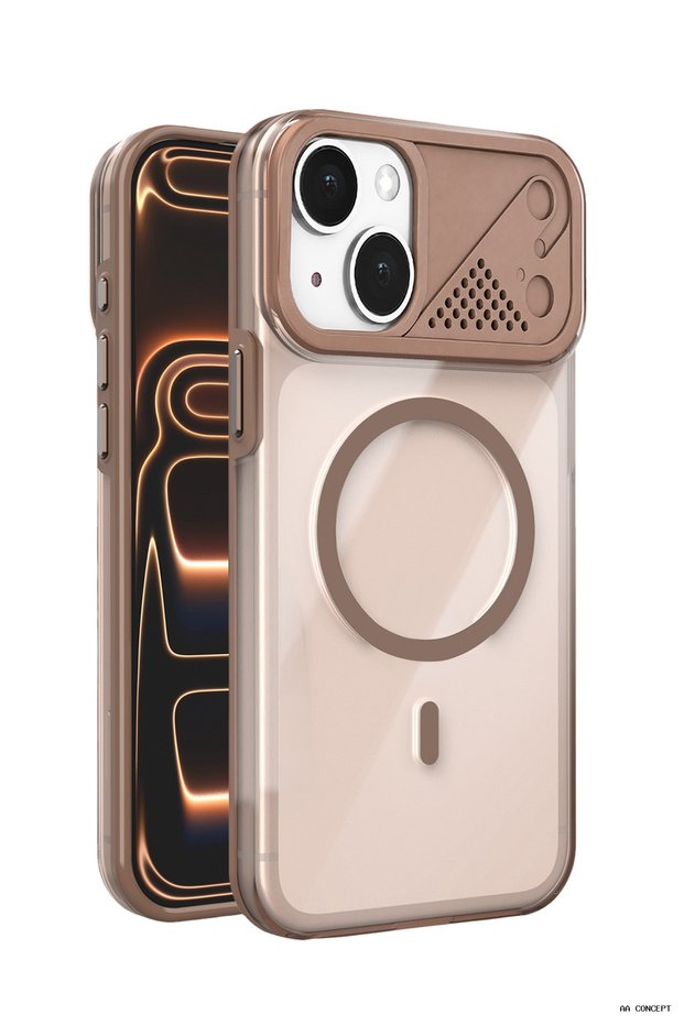 Concepta iPhone 14 Zinko Magsafe Cover - (154804) Desert Titanium