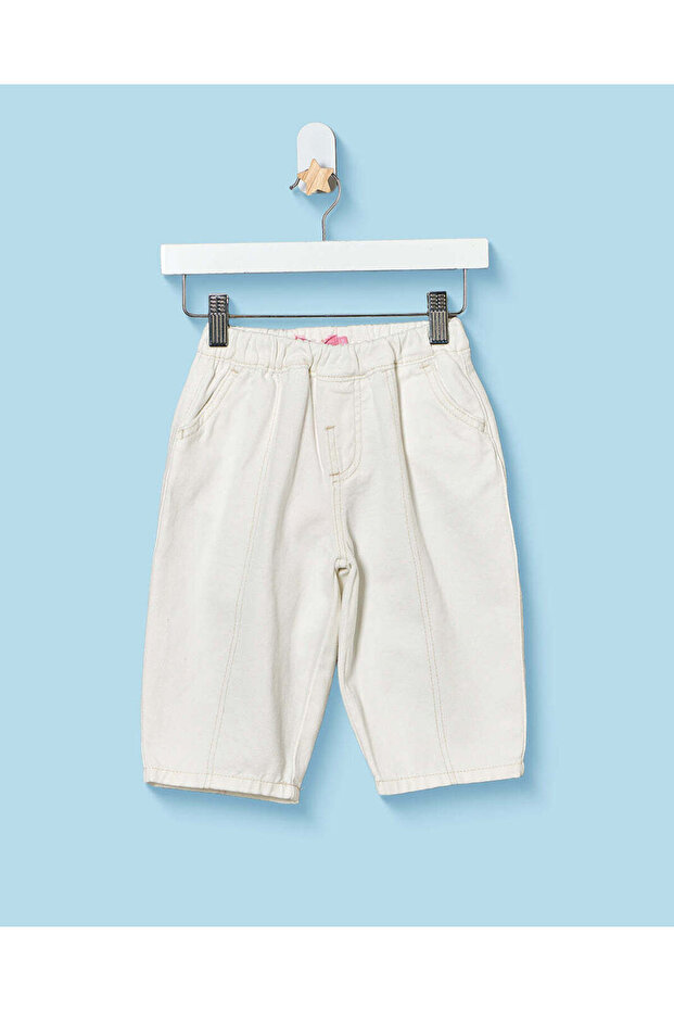Infant Girls Off White Balloon Trousers
