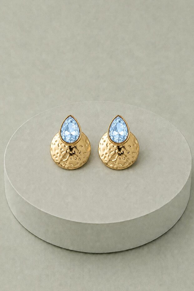 Glossy Drop Nail Earrings