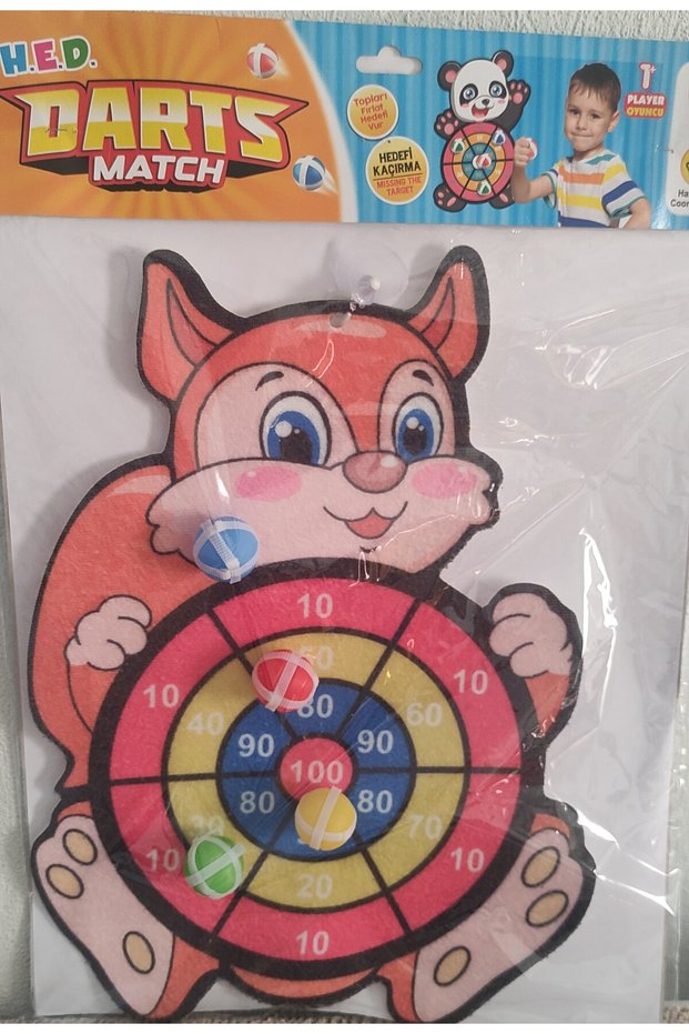 Velcro Dart Game with Squirrel