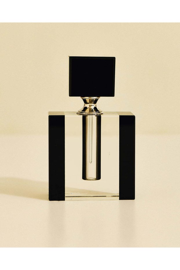 Black Crystal Perfume Bottle Decor
