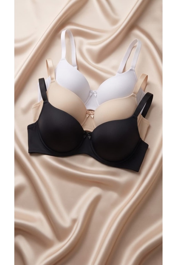 Women's Padded Underwire Bra, Supportive Bra, Basic Model, F003
