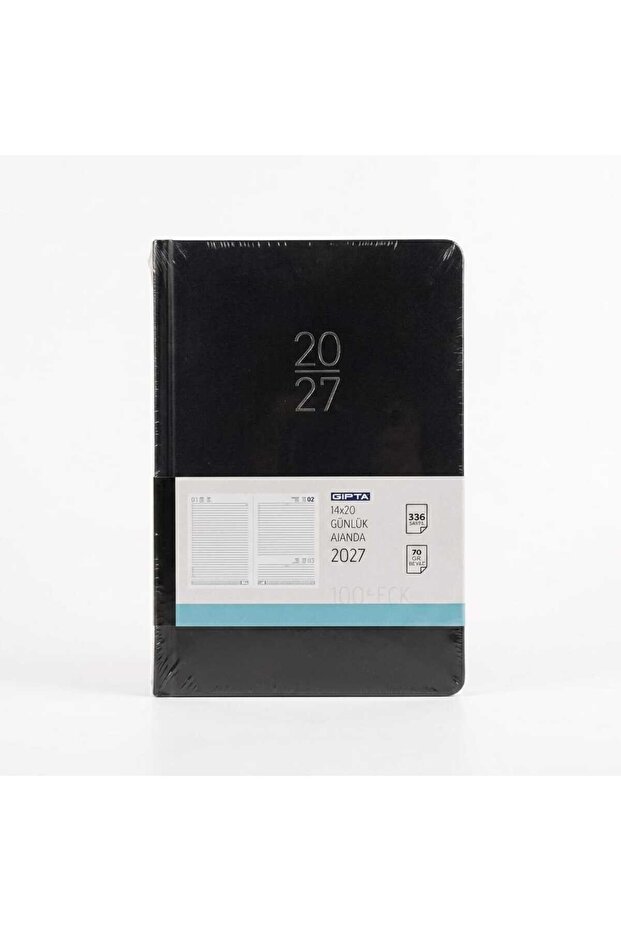 2027 Agenda 14X20 Daily Black Agenda 100-Eck