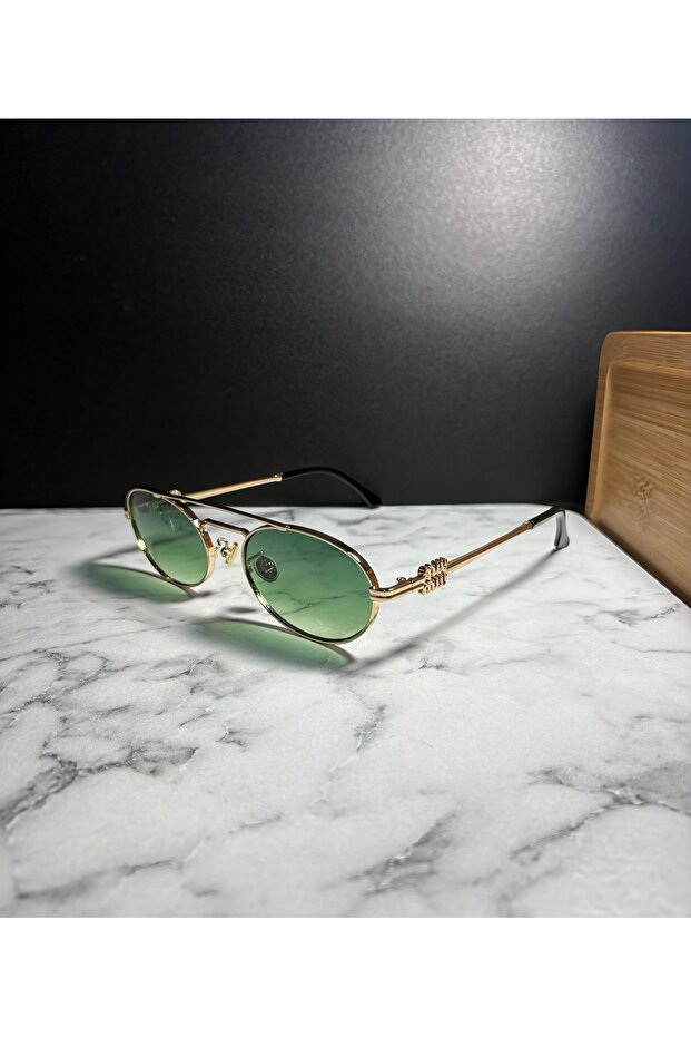 Pcbo12 Mi̇ya Green New Unisex Sunglasses.
