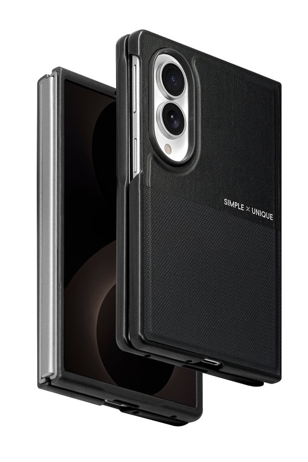 Compatible with Samsung Galaxy Z Fold 8 Hbc-482 Siachen Magneticsave Cover - Black
