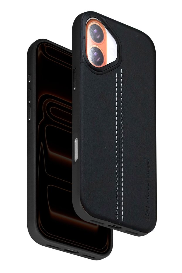 iPhone 17 Hbc-467 Chlorite Magneticsave Cover Compatible with Apple - Black