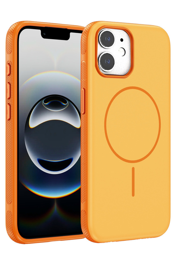 iPhone 11 Neksa Magneticsave Cover Compatible with Apple - Orange