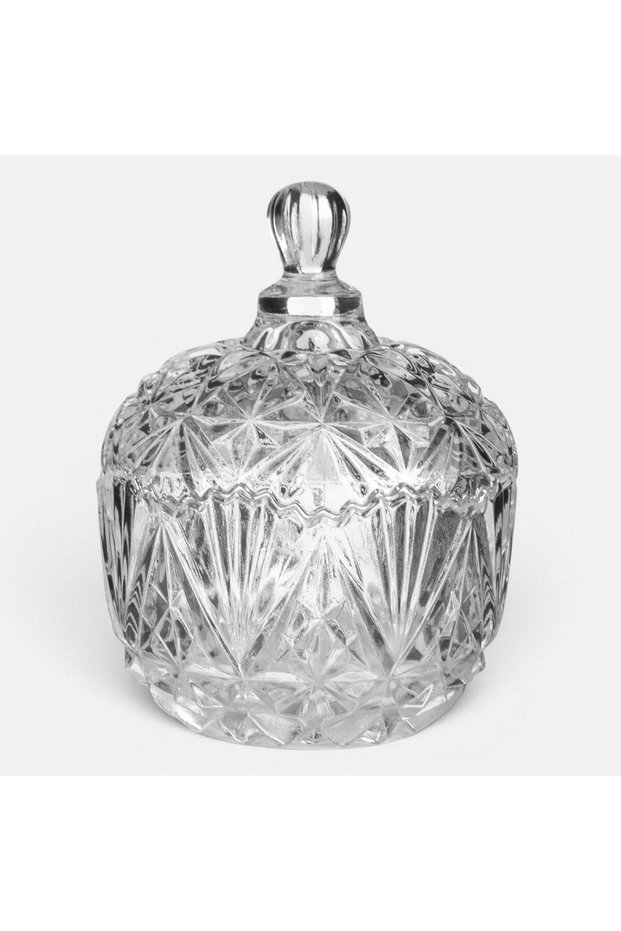 Mini Round Glass Candy Box 80mL