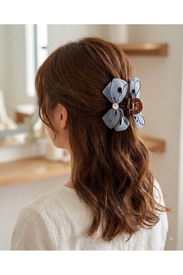 3-Piece Plastic Latch Clasp Set with Polka Dots (Bc-1311)