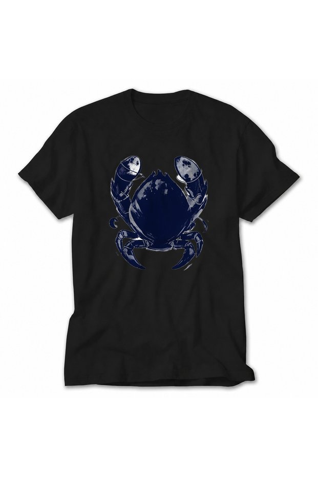 Women's Cancer Zodiac Moon Cycle Design - Black