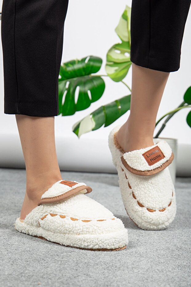 Plush Non-Slip Lightweight Sole Furry Slippers Dowry Bundle Home Slippers