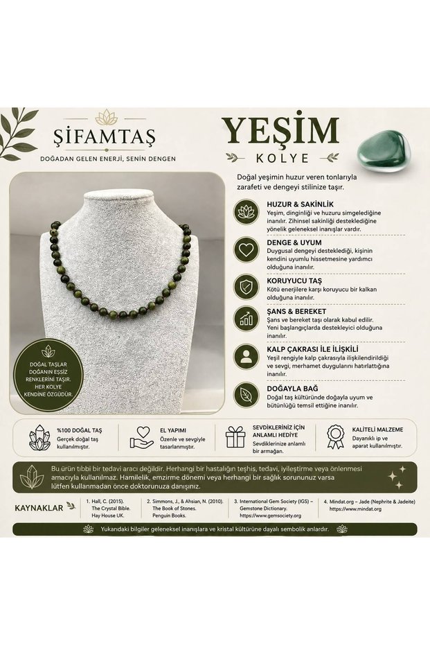 Jade Natural Stone Necklace