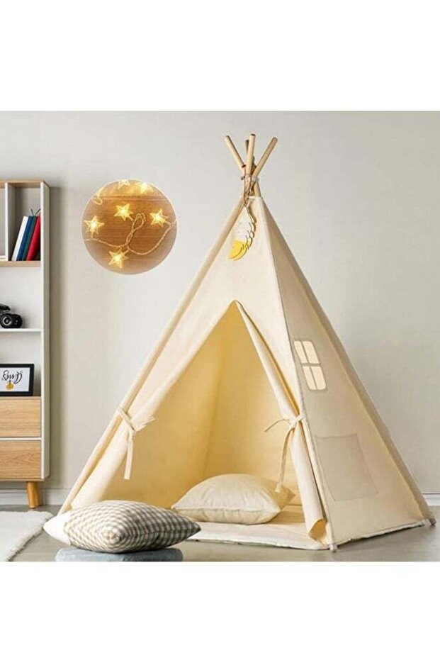Teepee Tent for Kids Foldable Teepee Play Tent