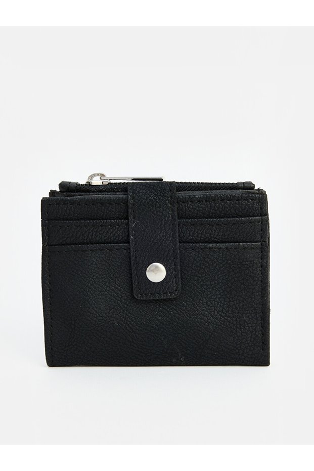 Özmarka New Season Black Leather Look Men's Wallet
