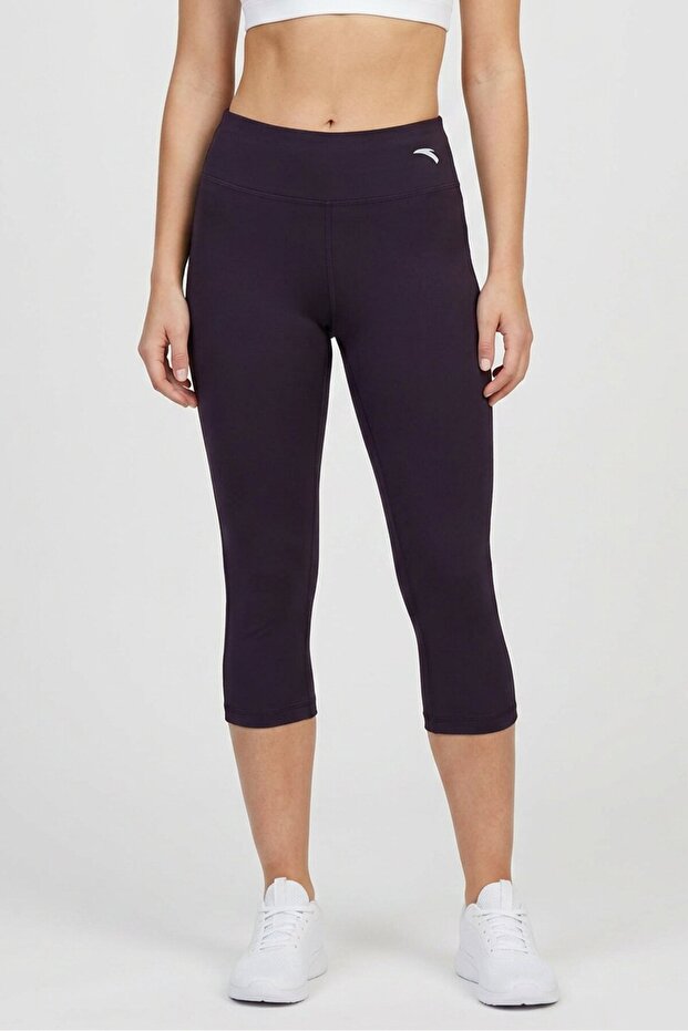 Women Tight Fit Training 3/4 Leggings, Purple