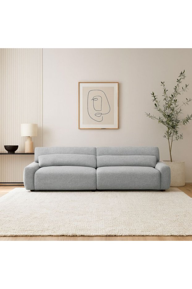 Elite 4 Seater Sofa - Grey