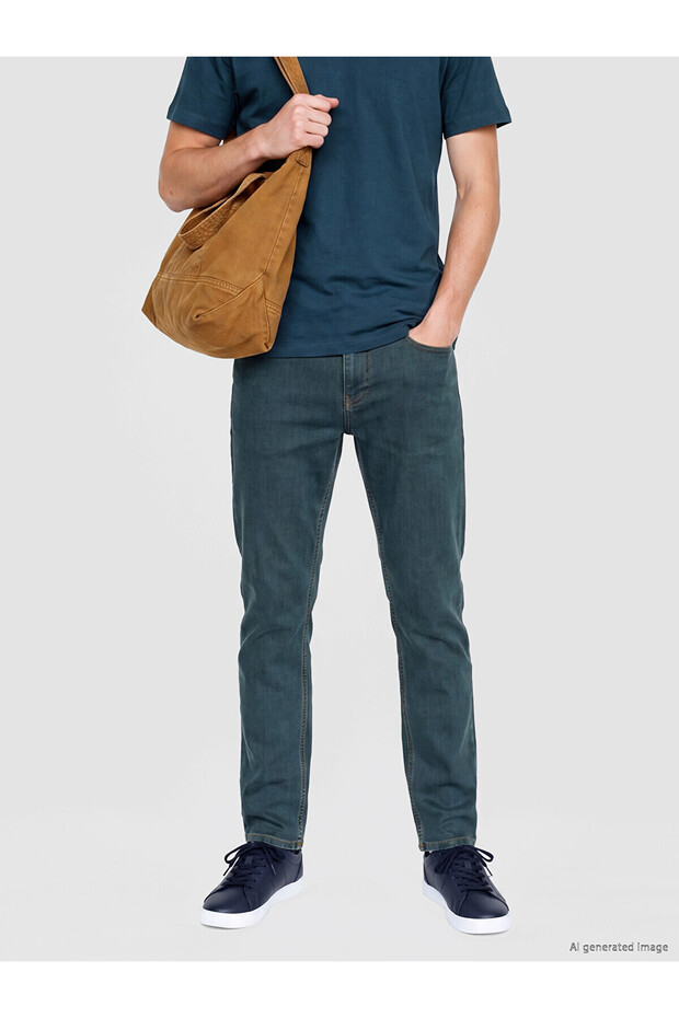 Lcw Jeans Green 779 Regular Fit Men's Jean Trousers