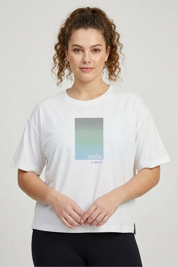 Women Sportswear Fit Short Sleeve Outdoor T-Shirt, White