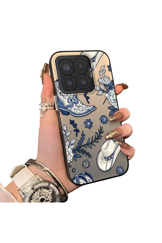 Xiaomi Mi 15 5g Compatible Hard Acrylic Back Silicone Edge Lens Protection Case