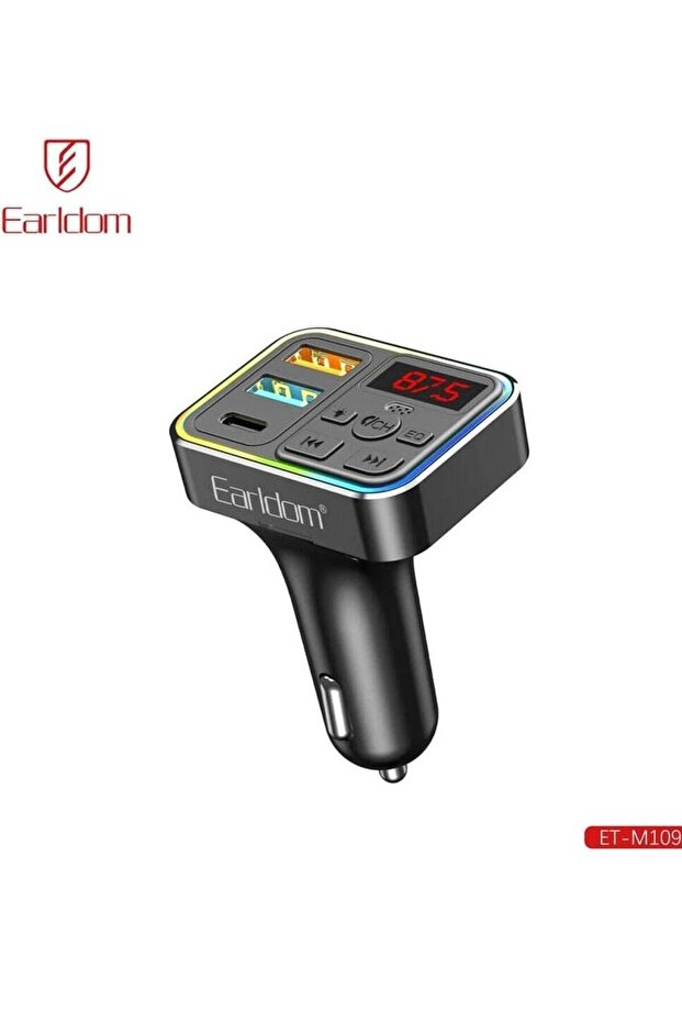 M109 4 in 1 Car MP3 Player 3.1A QC3.0 Support Bluetooth FM Transmitter Speakerphone with USB Charger