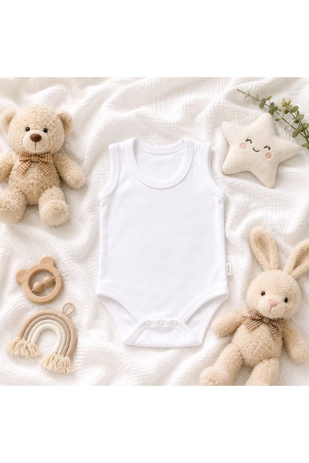 Sleeveless tank top baby bodysuit