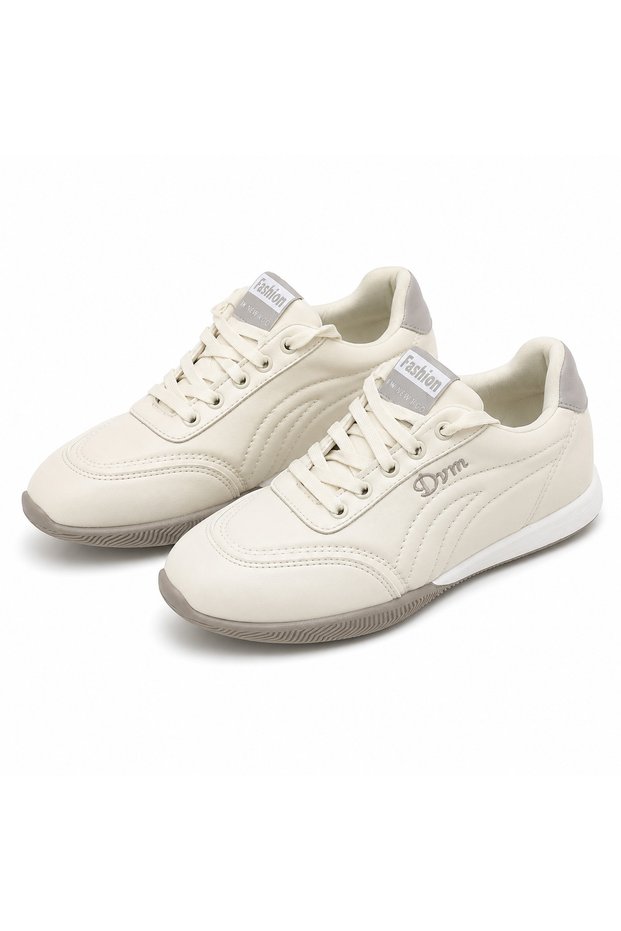Women's Daily Sports Shoes Lace-Up Comfortable Sole Casual Sneaker
