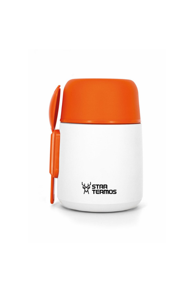 Thermbox Kids 500 ml Food & Beverage Thermos / Orange | 8 Hours Hot, 12 Hours Cold, 48 Hours Ice Retention