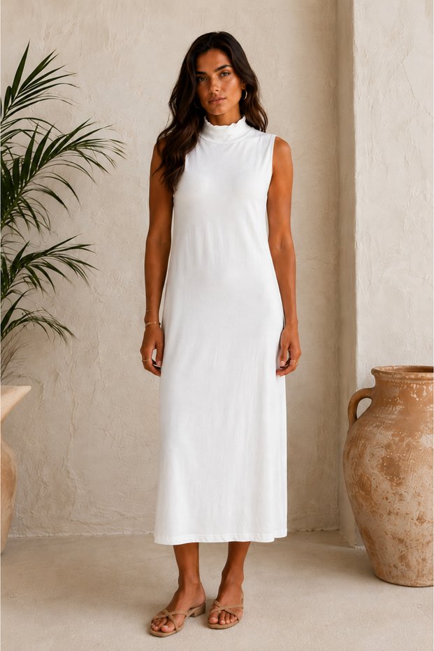 Women's Cotton Lycra Dress Undergarment Lining Viscose Combed Cotton Dress Undergarment