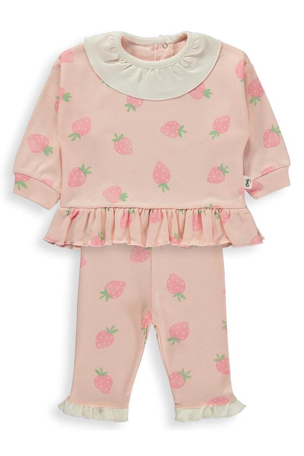 My Lucky Bunny Printed 3-18 Month Set - Pink