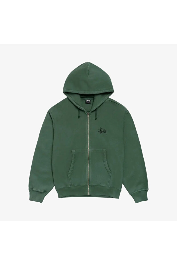Basic Stüssy Pig Dyed Ziphood'Pine' Juststep