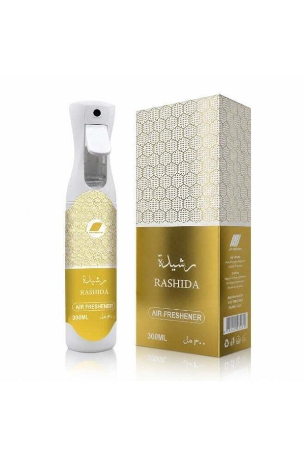 Rashida Air Freshener Spray– 300ml Long Lasting Home, Office & Car Fragrance | Bergamot Musk Cedarwood Scent | Luxury Room Spray