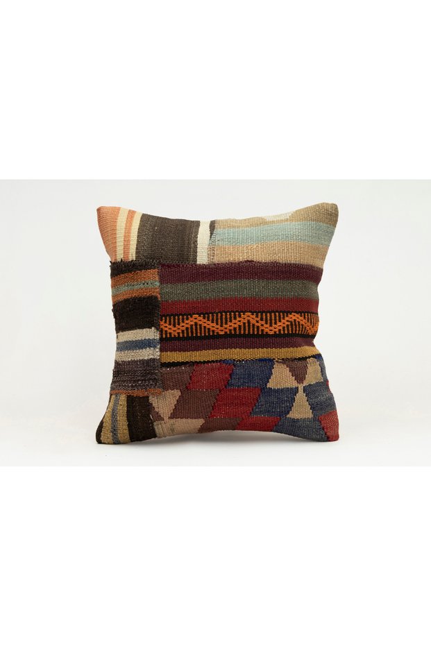 Handmade Old Kilim Rug Vintage Made in the 1930S, 1940S, 40X40 cm
