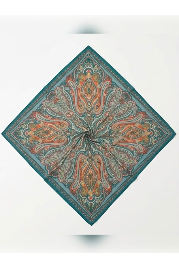 Indian Silk Ethnic Pattern Hayal Scarf