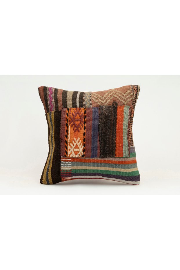 Handmade Old Kilim Rug Vintage Made in the 1930S, 1940S, 40X40 cm