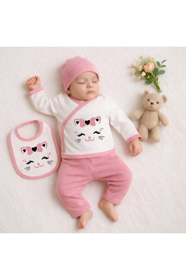 Newborn Baby Girl Hospital Release Set of 4 Princess