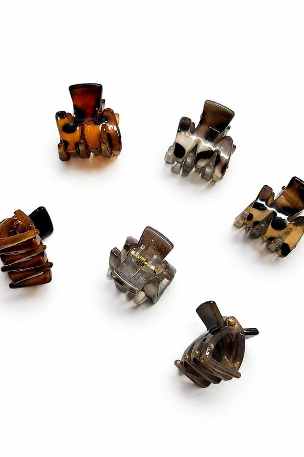 6 Pieces Mini Zigzag Latch Buckle
