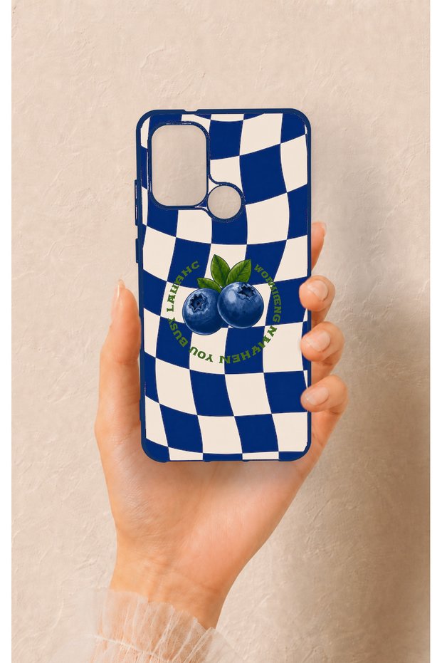 Casper Via F20 Compatible Blueberry Patterned Silicone Case