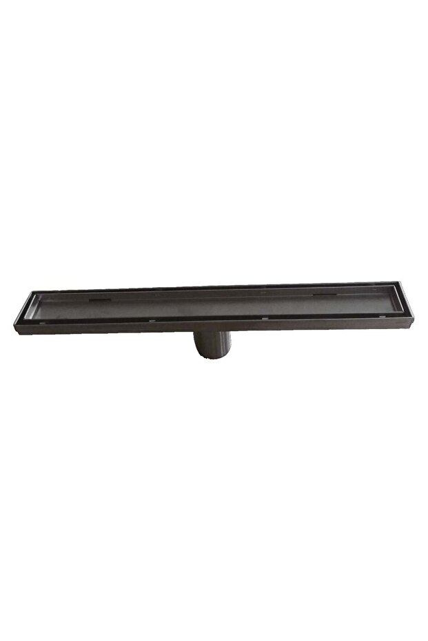 Long Floor Drain Tilecover 500x70x90Mm Black Finish