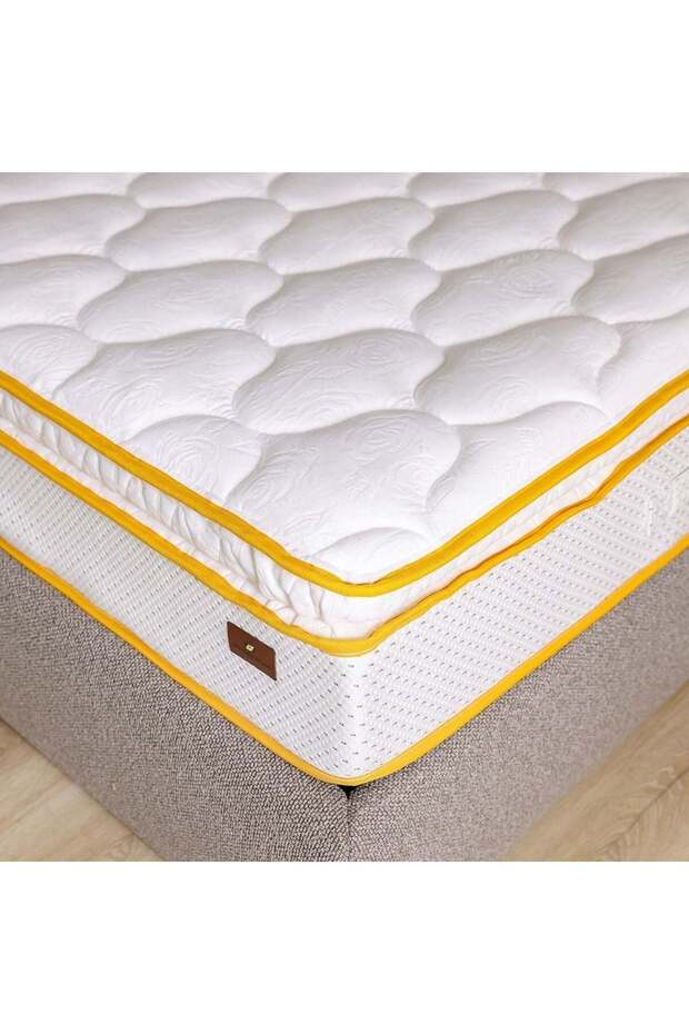 V2 Latex Pillow Top Pocket Spring Mattress 90x190x30Cm, Home Furniture For Comfortable Everyday Use