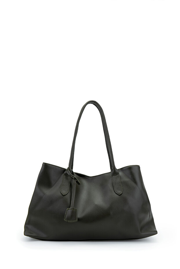 Faux Leather Magnet Closure Women's Handbag Diaz Khaki