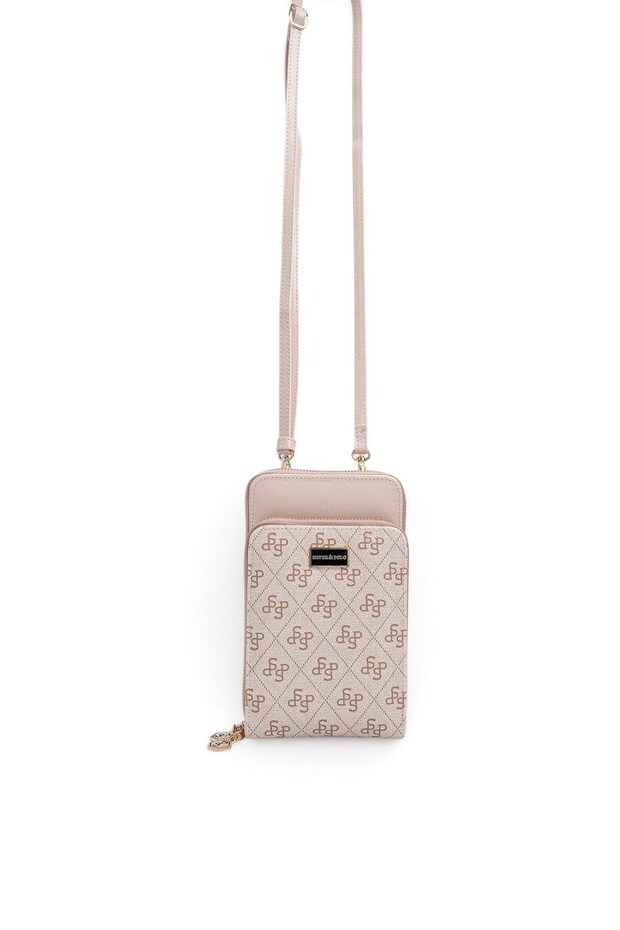 Pink - Powder Monogram Women's Phone Bag Sp1011