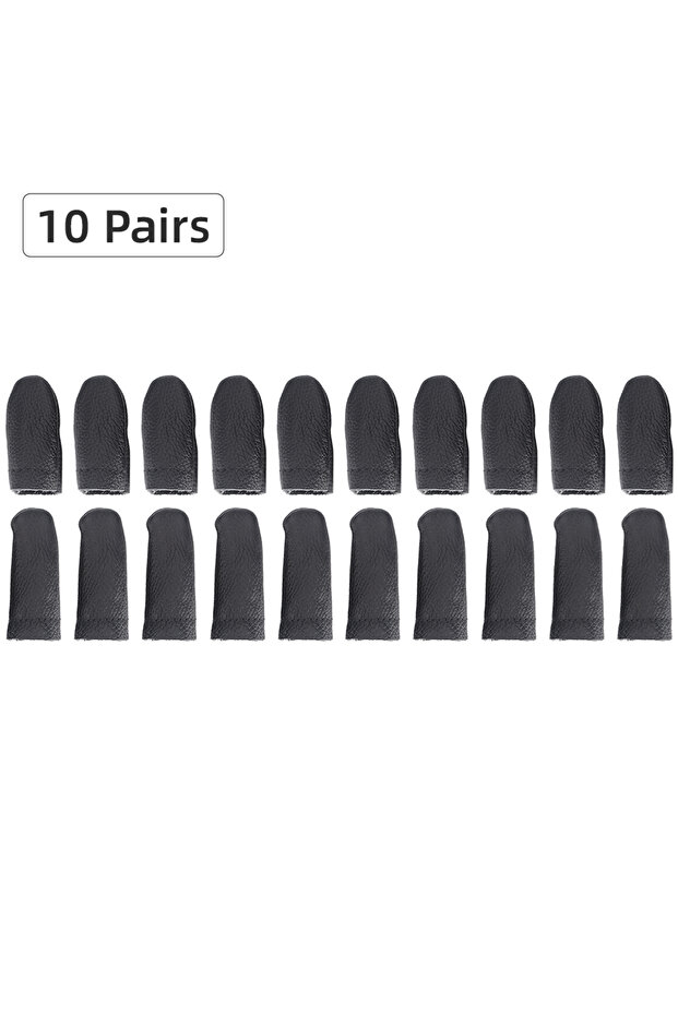 10 Pairs - 1Set Needle Felting Leather Gloves Finger Protector Tools, Finger Guards for Hand Craft S