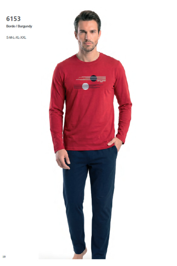 Men's Cotton Combed Pajama Set