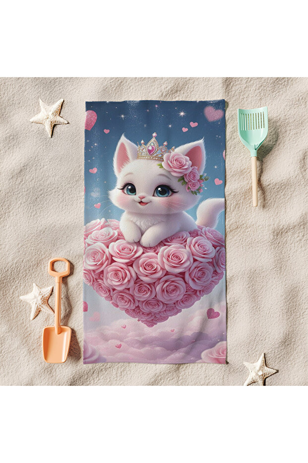 Cute Cat Beach Towel M65