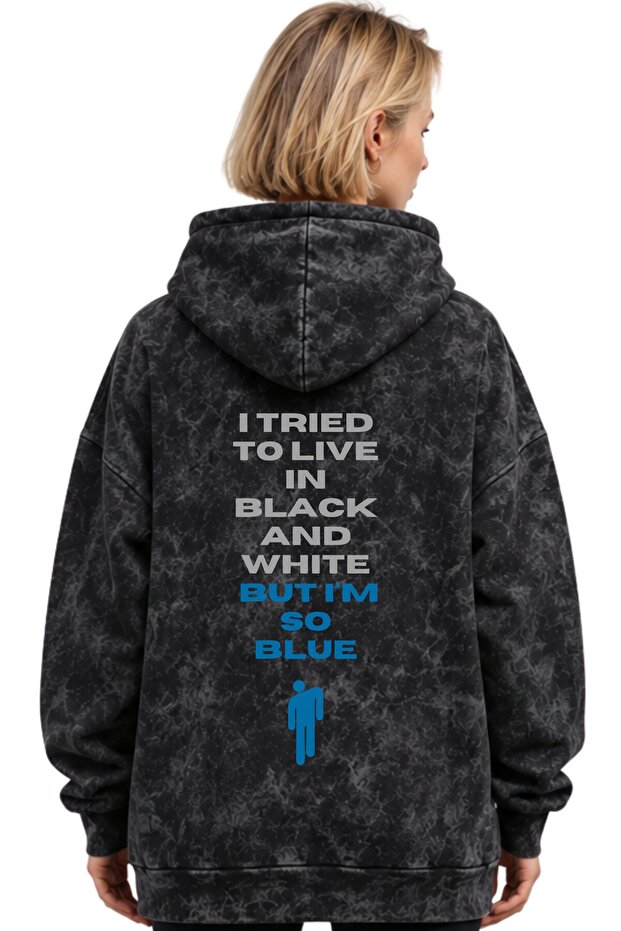 Billie Eilish Singer Printed Unisex Oversize Washable Premium Hoodie Sweatshirt
