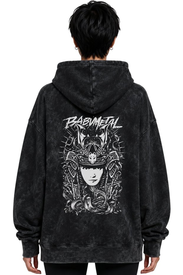 Babymetal Rock Metal Music Band Printed Unisex Oversize Premium Washable Hoodie Sweatshirt