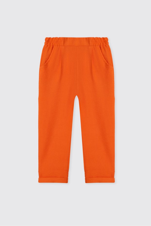 Baby Girl Orange Pants