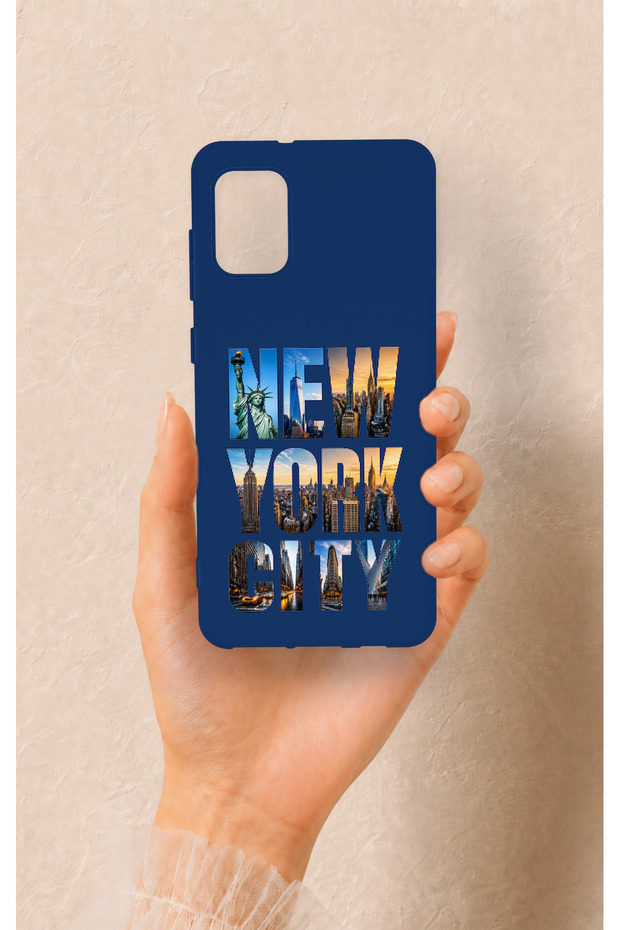 Samsung A31 Compatible New York City Patterned Silicone Case